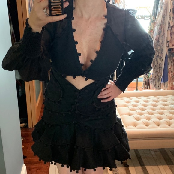 🆕Zimmermann Bauble Corsage Mini Dress Sz 1 =US4-6 - Picture 3 of 9